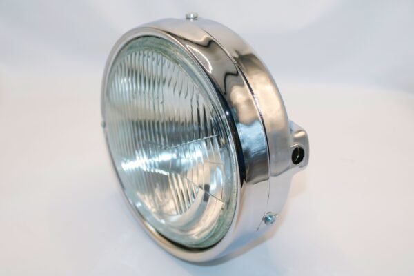 Farol da Cb500 Gs500 Bandit Cromado Lente de Vidro